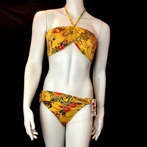 Lucky Brand “Lucky in Love” Bikini size LARGE NWT